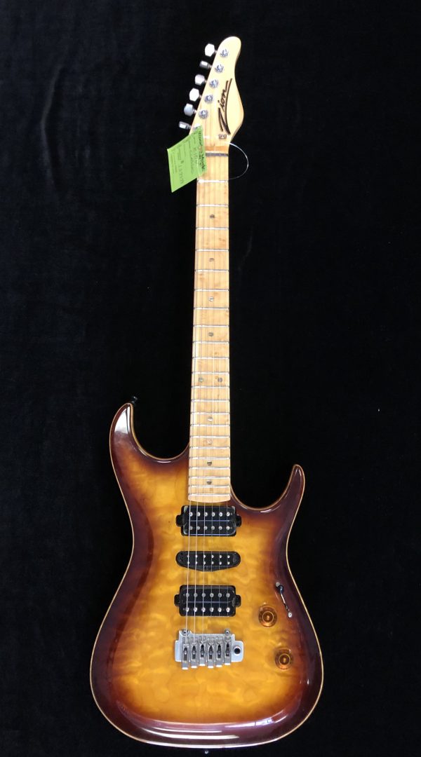 Zion Classic Electric Guitar Featuring Birdseye Maple Fret Board, Sperzel Locking Tuners Tweed Case