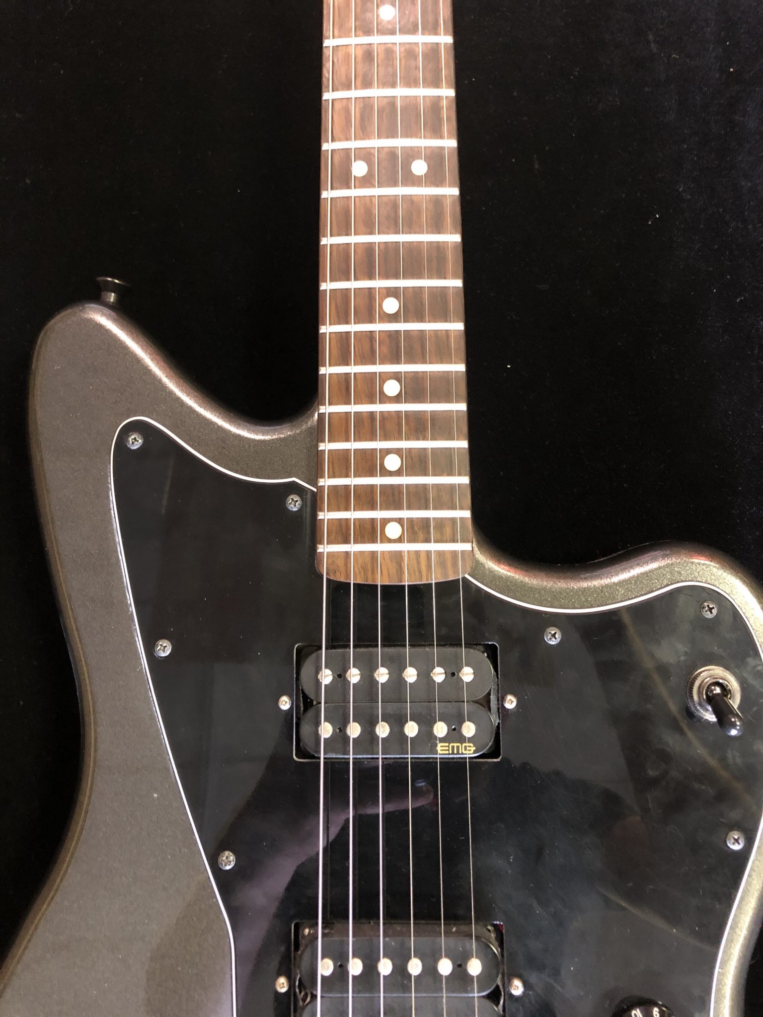 Used Fender Squier Contemporary Active Jazzmaster with upgraded EMG pickups