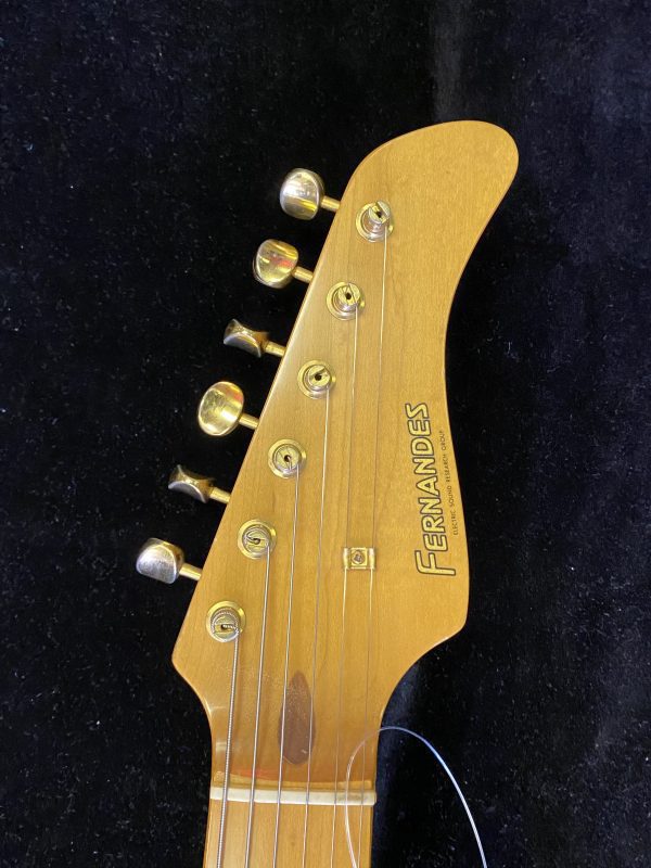 Fernandes LE-2 Aztec Gold Strat Style Electric Guitar Made in Japan - Image 4