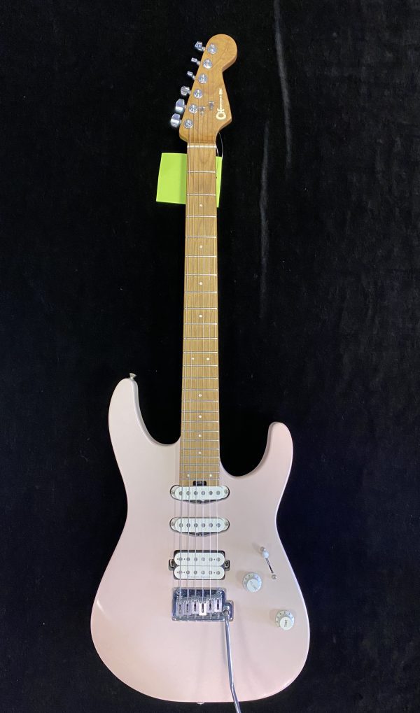 Charvel Pro-Mod DK24 HSS Dinky- Shell Pink w/Locking Tuners + Fender Camo Gigbag - Image 2