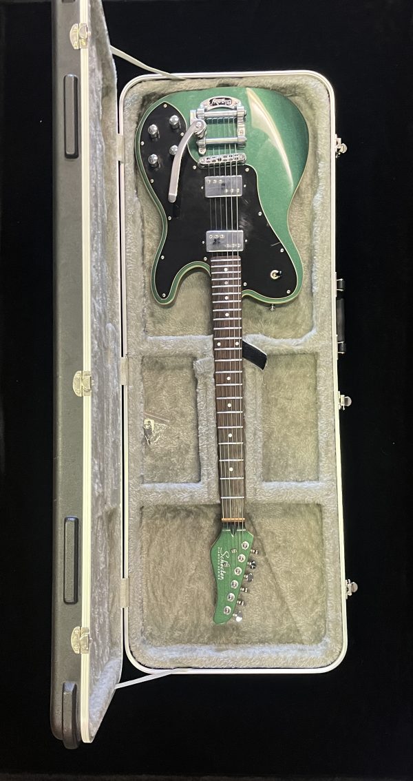 Schecter Retro Series PT Fastback IIB Electric Guitar Bigsby Dark Emerald Green - Image 5