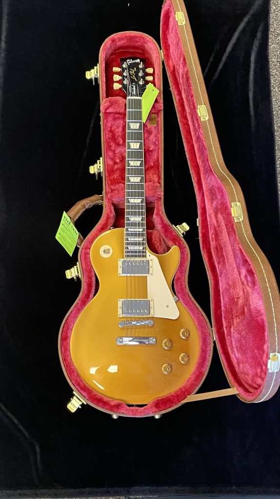 USED Gibson Les Paul Standard Gold Top 2023 Woody's Music Store Tega
