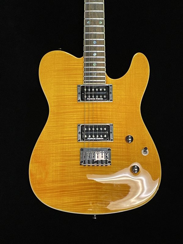 Fender Special Edition FMT HH Telecaster - Flame Maple Top - Amber - Image 2