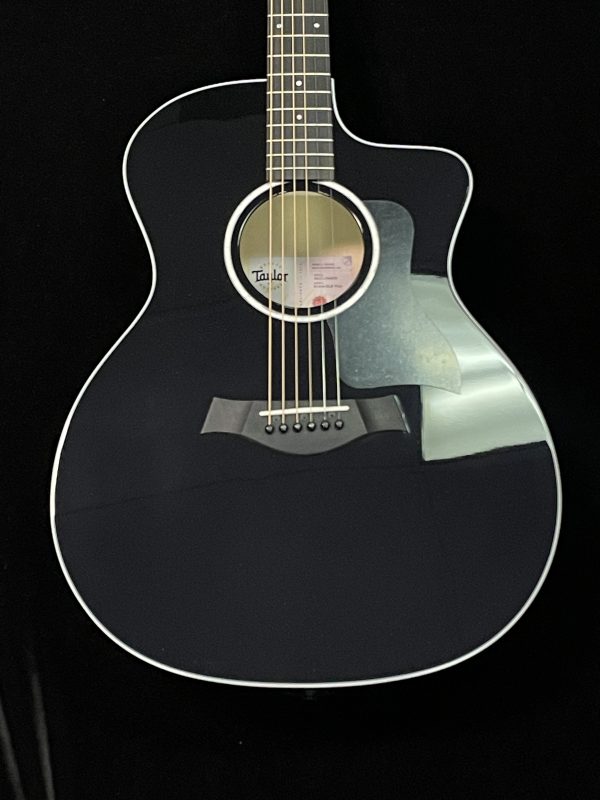 Used Mint Taylor 2024 214ce BLK Deluxe Acoustic Guitar - Image 2