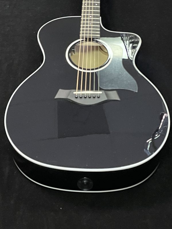 Used Mint Taylor 2024 214ce BLK Deluxe Acoustic Guitar - Image 3