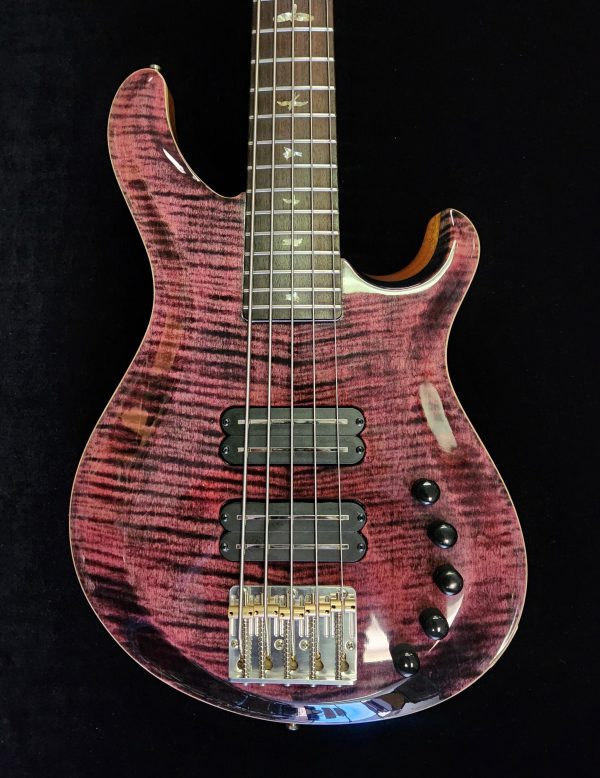 2023 PRS Gary Grainger 5 String Bass Discontinued Purple Iris Finish - VERY NICE! - Image 3