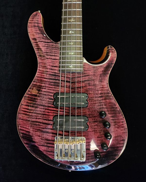 2023 PRS Gary Grainger 5 String Bass Discontinued Purple Iris Finish - VERY NICE! - Image 4