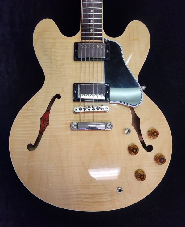 2011 Gibson Custom Shop ES-335 DOT Semi-Hollow Electric - Natural w/Case - Image 2