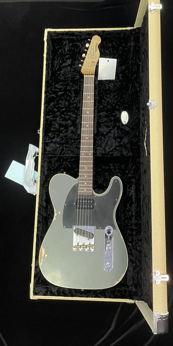 Fender Custom Shop B2 Limited Josephina HS Telecaster Custom Relic Charcoal Frost - Image 15