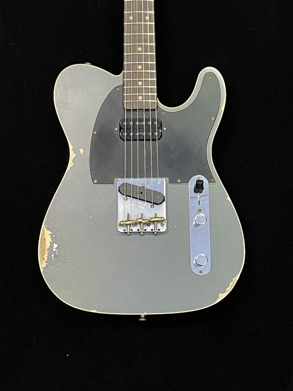 Fender Custom Shop B2 Limited Josephina HS Telecaster Custom Relic Charcoal Frost - Image 3