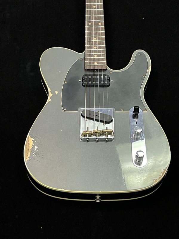 Fender Custom Shop B2 Limited Josephina HS Telecaster Custom Relic Charcoal Frost - Image 4