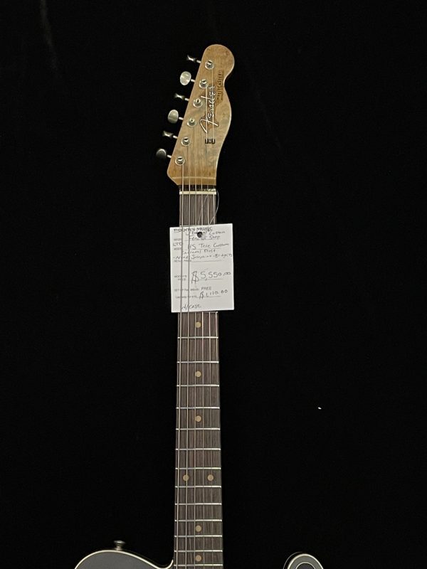 Fender Custom Shop B2 Limited Josephina HS Telecaster Custom Relic Charcoal Frost - Image 5