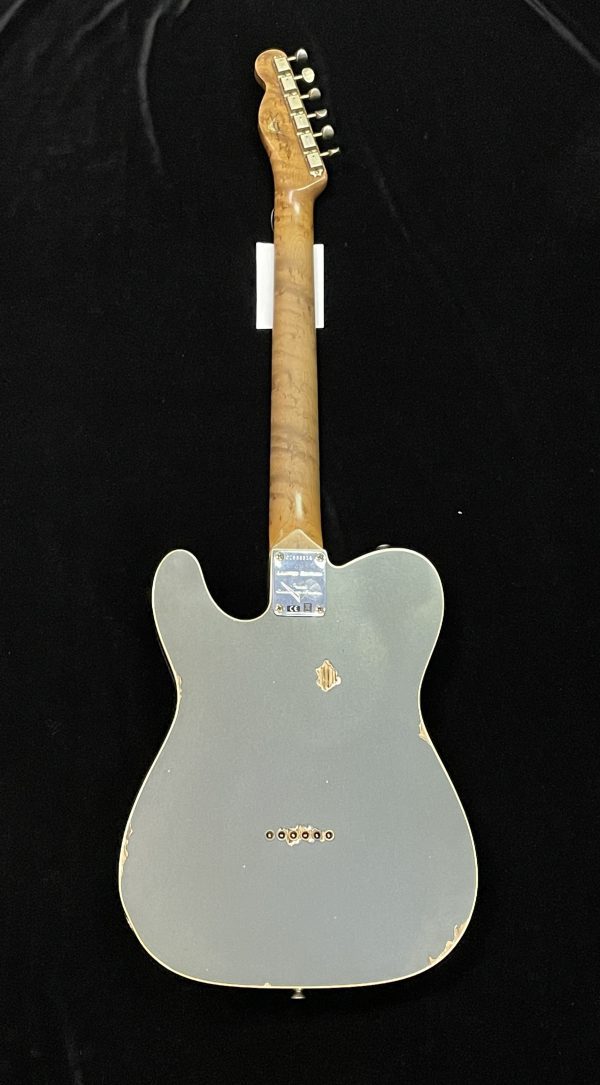 Fender Custom Shop B2 Limited Josephina HS Telecaster Custom Relic Charcoal Frost - Image 7