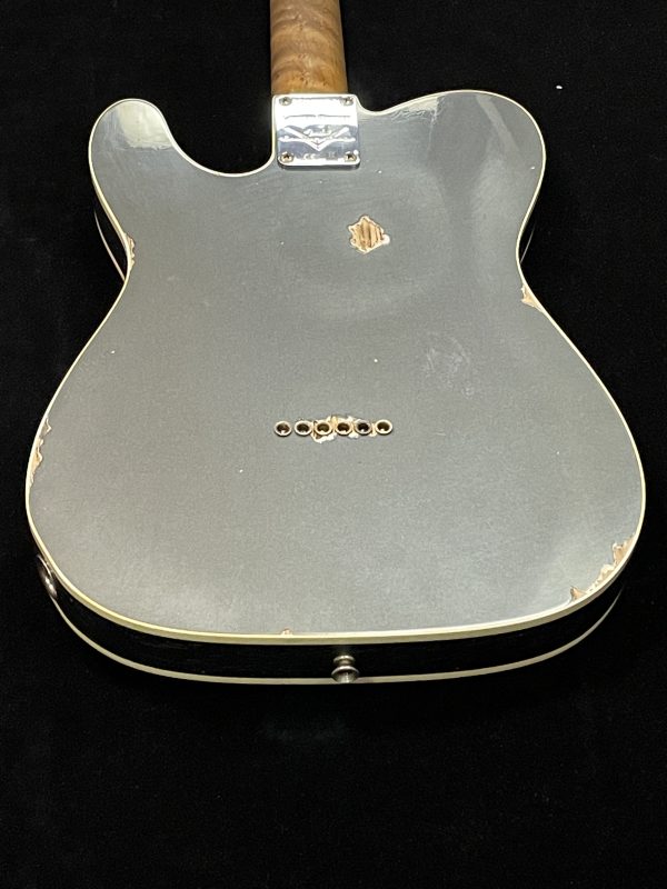 Fender Custom Shop B2 Limited Josephina HS Telecaster Custom Relic Charcoal Frost - Image 9