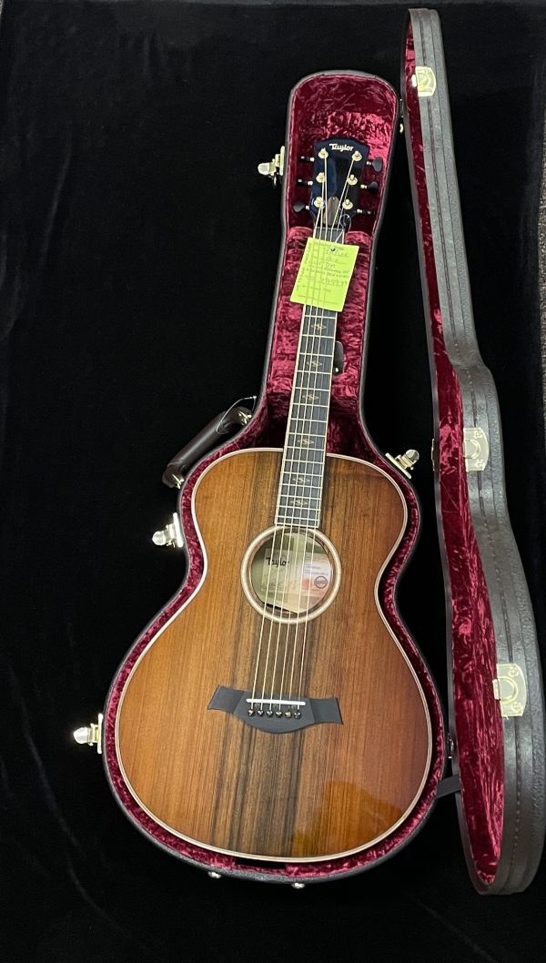 Taylor C12-E Custom Redwood Top / Sassafras Back & Sides - Image 12