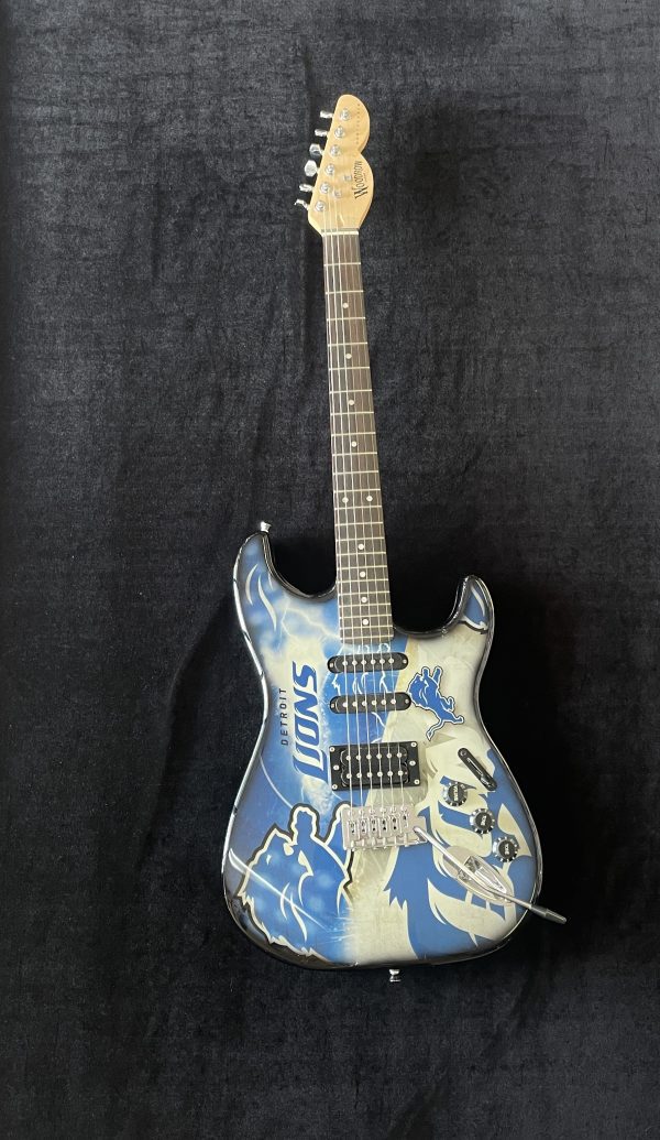 Woodrow Guitars "Northender" Detroit Lions Limited Guitar