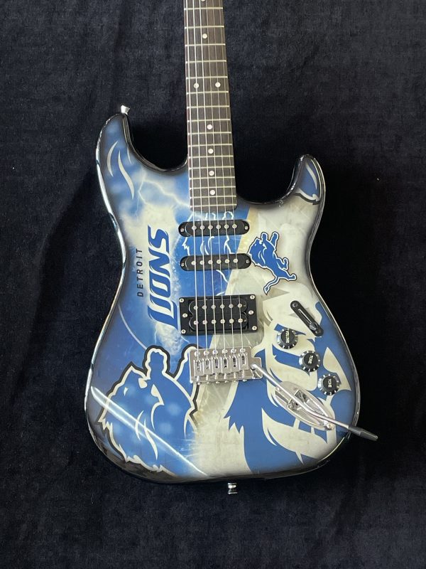 Woodrow Guitars "Northender" Detroit Lions Limited Guitar - Image 3