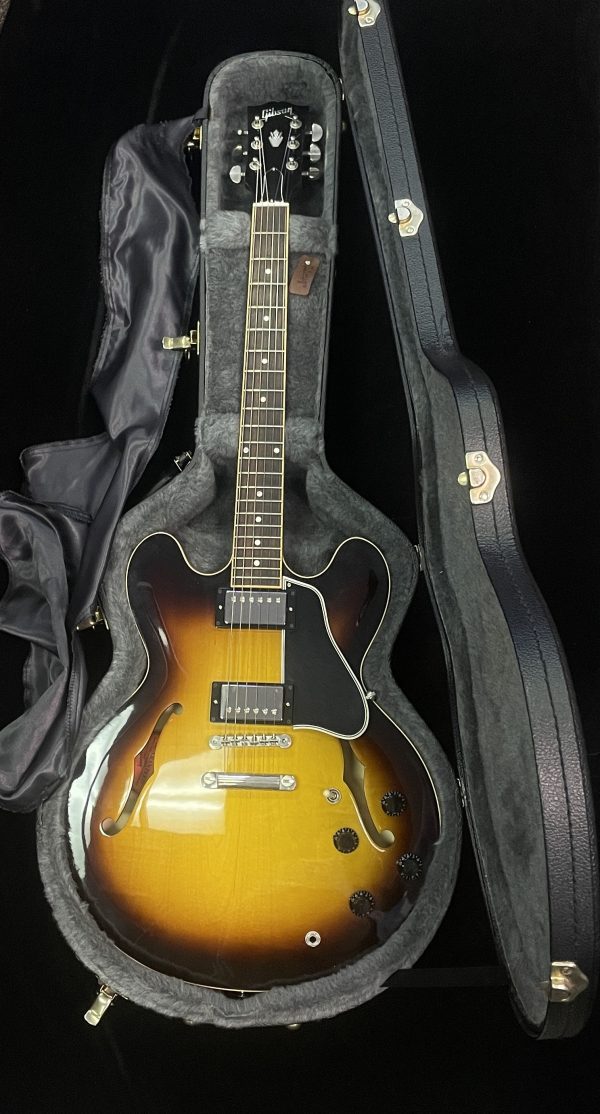 Gibson ES-335 Memphis Tobacco Sunburst Hollowbody Electric Guitar 2011 - Image 14