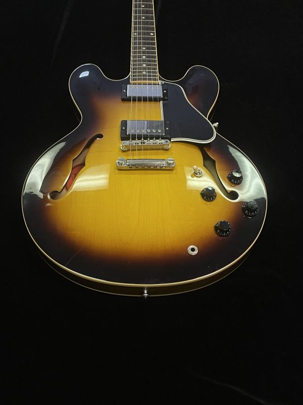 Gibson ES-335 Memphis Tobacco Sunburst Hollowbody Electric Guitar 2011 - Image 4