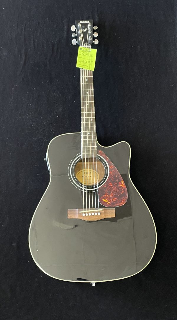 Yamaha FX370CBL Acoustic Electric Guitar with Case