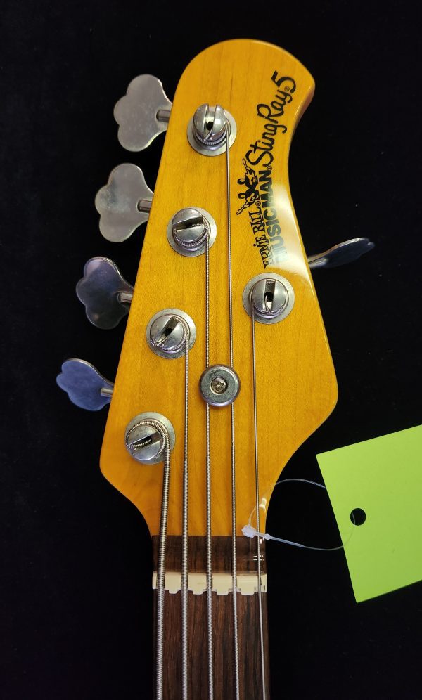 2006 Music Man Stingray 5 HH Electric Bass w/ Case - Image 4