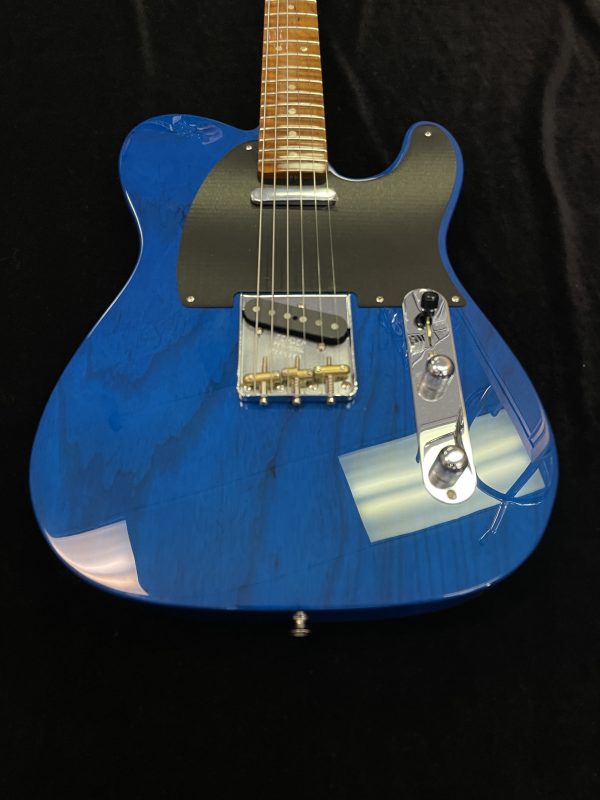 Fender Custom Shop B4 AM Custom Telecaster NOS MN Sapphire Blue Transparent - Image 3