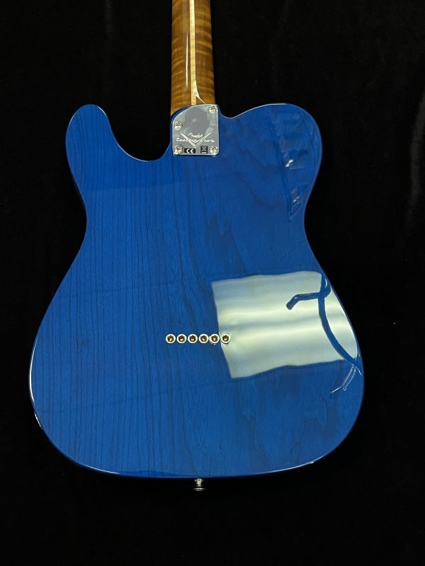 Fender Custom Shop B4 AM Custom Telecaster NOS MN Sapphire Blue Transparent - Image 7