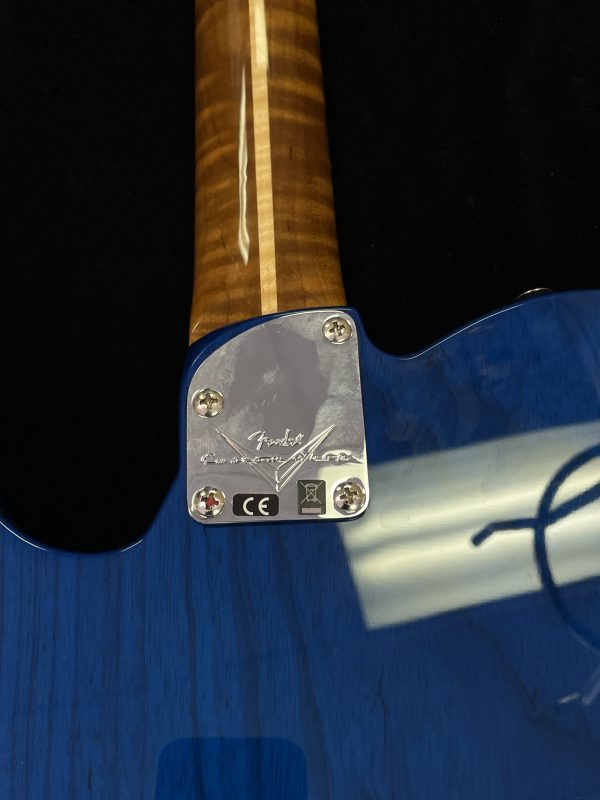 Fender Custom Shop B4 AM Custom Telecaster NOS MN Sapphire Blue Transparent - Image 8