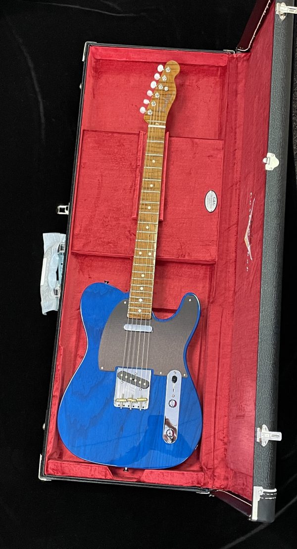 Fender Custom Shop B4 AM Custom Telecaster NOS MN Sapphire Blue Transparent - Image 12