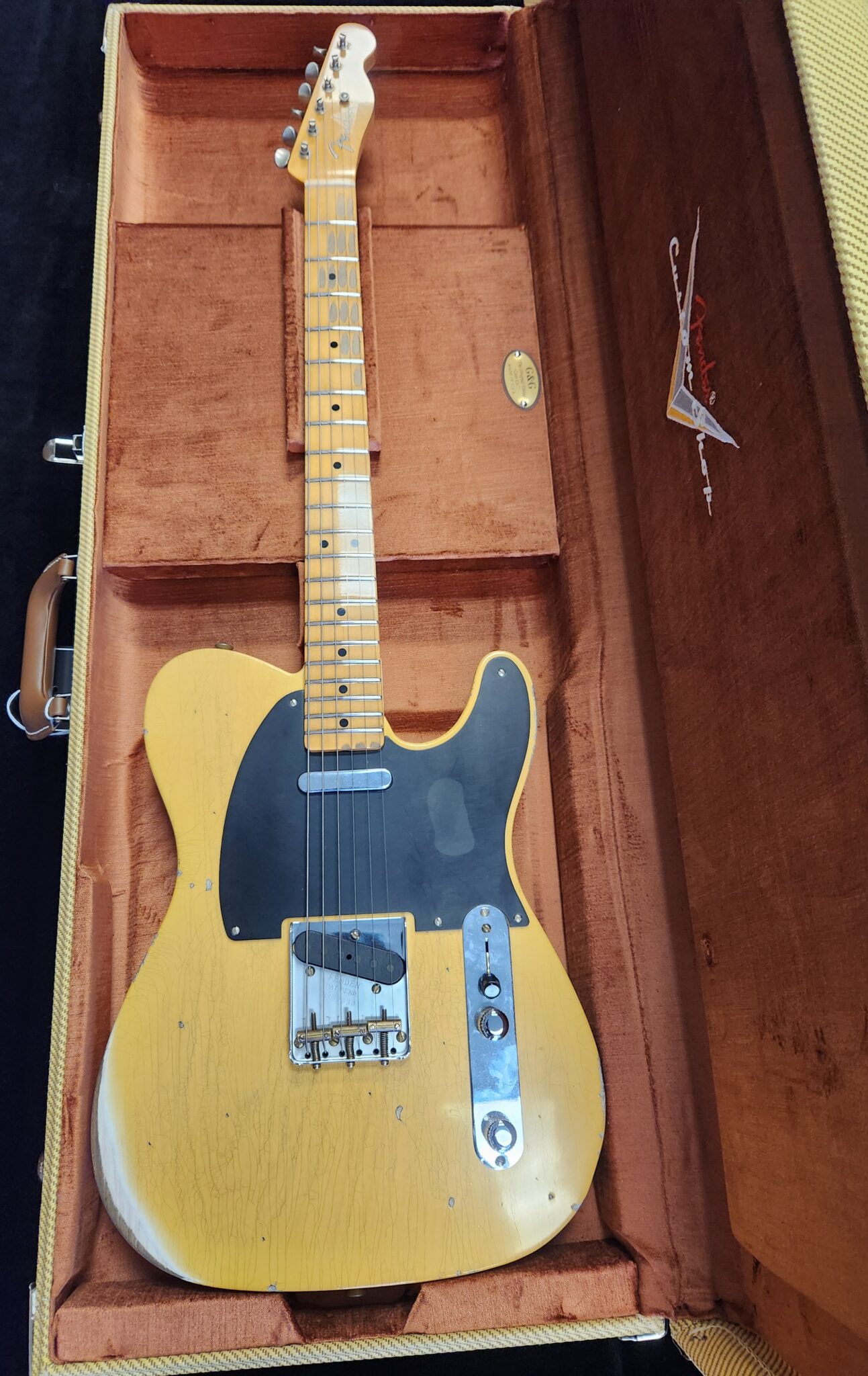 Fender Custom Shop 1951 Nocaster Relic in Faded/Aged Nocaster Blonde - Image 11