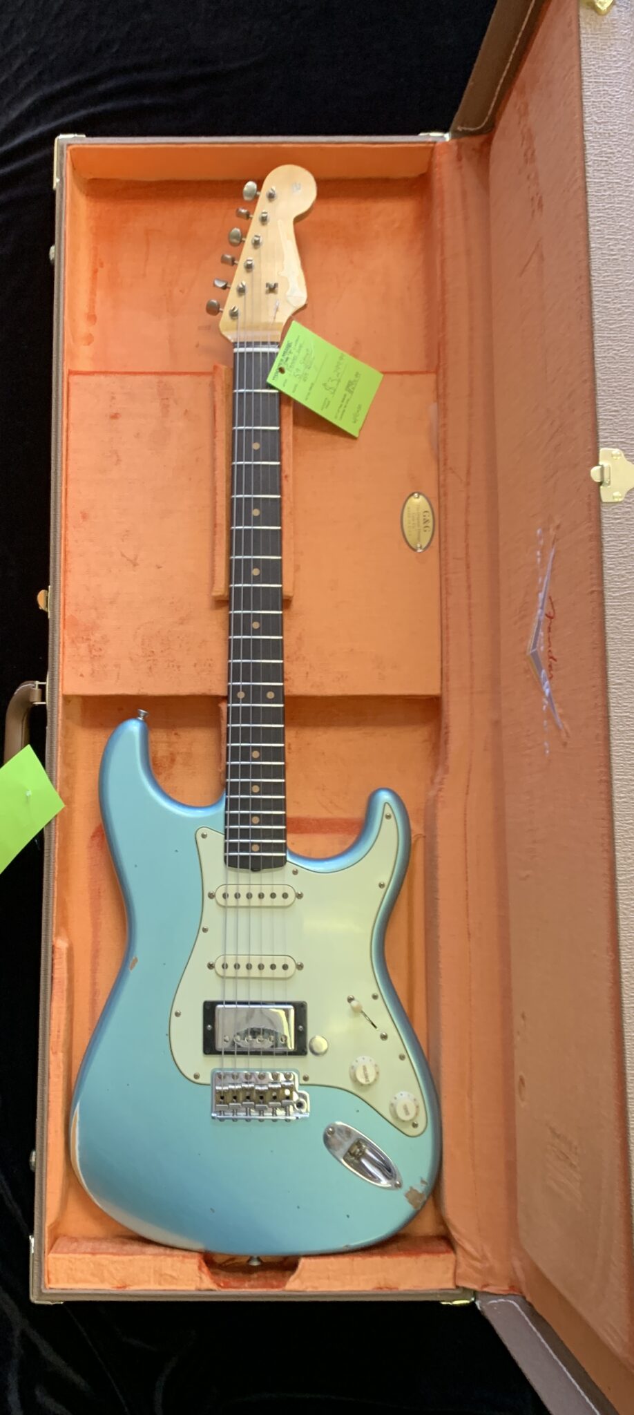Limited Edition Fender Custom Shop HSS 59 Stratocaster Reissue in Aged Daphne Blue