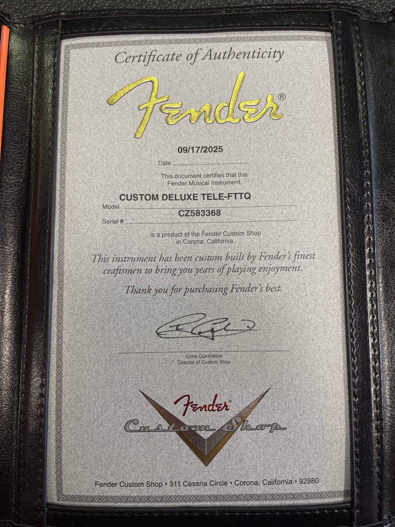 Fender Custom Shop Custom Deluxe Telecaster w/Twisted Tele Pickups Taos Turquoise - Image 15