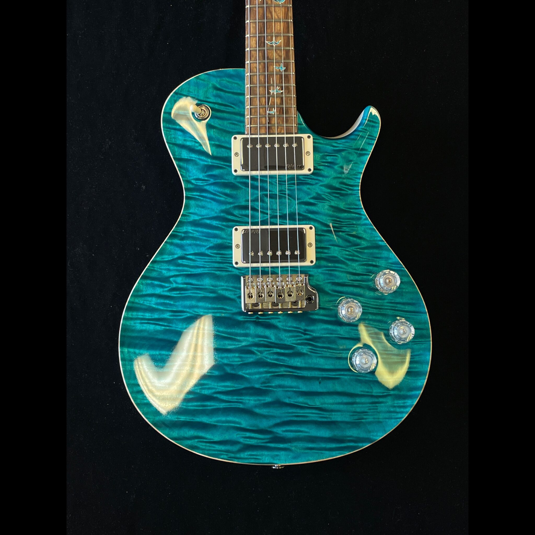 Private Stock Paul Reed Smith Quilted Maple McCarty 594 Singlecut Turquoise - Image 3